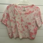 PINK - Victoria's Secret Pink by Victoria secret Tie Dye‎ Crop top shirt 
Size large Photo 0