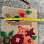 America & Beyond "J" Personalized Initial Embellished Wristlet Pouch Tan Photo 8