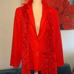 Pendleton  Red Size 10 12 100% Virgin Wool Career Work Blazer Coat Jacket Vintage Photo 6