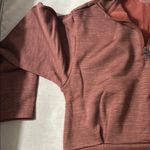 Athleta  Women's Rust Half-Zip Fleece sweatshirt . Photo 2