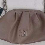 Badgley Mischka  Taupe Wrapped Frame Clutch NWT Photo 11
