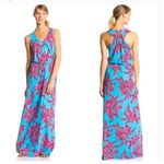 Lilly Pulitzer  Rhode Island Mills Reef‎ sleeveless maxi dress size XS vacation Photo 1