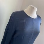 Treasure & Bond  Shift Dress Womens Sz Large Navy Long Sleeve Photo 1