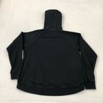 Under Armour Loose Impaired Vision High Neck Black Hoodie Sweatshirt Womens L. Photo 5