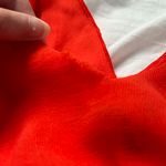 H&M Bright Red Orange Dress Photo 5