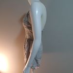 Main Strip  Light Gray Lace Top Romper (Small) Photo 3