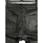 Dr. Denim Lexy Skinny Jeans in Black Metal Small Womens Vegan Pleather Photo 8