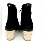 Salvatore Ferragamo CANARIA CROSTA ESPADRILLE WEDGE SUEDE BOOTIES SIZE 10.5 Photo 3