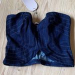 Meshki NWT  TULLY STRAPLESS DENIM TOP Photo 0