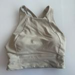 Lululemon  Green High Neck Crop Top/ Long Line Sports Bra Size 4 Photo 1