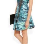 Proenza Schouler 3K  Leather-trimmed bouclé-jacquard dress. Sz 2 Photo 3