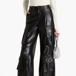 Alice + Olivia  Ecru Crystal-Embellished Scoop Neck Cutout Crepe Bodysuit Small Photo 0