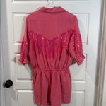 Fantastic Fawn  tassel denim romper medium NWT Photo 3