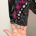 Ella Moss V Neck Bright Mandala Pleated Tassel Photo 3