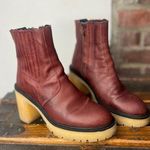 Free People  James Leather Chelsea Boot
Red 7.5 Photo 1