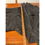 Women’s Dress Black Medium Peasant‎ Ruffled Hailey & Co Boho Work Party Office Photo 7