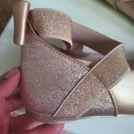 Glitz  Shimmering Gold Ballet Flats Reaction Kenneth Cole Size 8 Photo 2