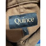 Quince  Organic Comfort Stretch Barn Chore Jacket Rust EUC Size L Photo 9