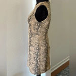 She & Sky Snake Skin Print Round Neck Sleeveless Midi Dress Photo 1