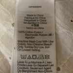 Madewell White Floral Embroidered Eyelet Balloon Puff Sleeve Peplum Blouse Top M Photo 3