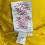 Xhilaration Smocked Embroidered Yellow Tube Top Bandeau Bikini Swim Size Small S Photo 2