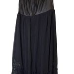 BCX 🖤  Strapless Faux Leather & Lace High-Low Dress – Size 3 Photo 1