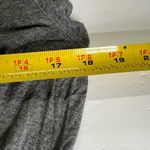 Loft  rayon M gray midi dress sleeveless ruffle office casual travel vacation Photo 6