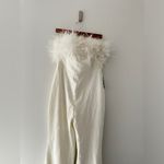 NADINE MERABI NWT Colette White Jumpsuit 10 Photo 11