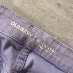 Old Navy  Size 4 Lavender Mid Rise Rockstar Colored Denim Skinny Jeans Raw Hem Photo 10