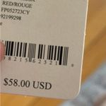 Free People Red House Party Micro Shortie Size Small Photo 3