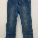 AZI Colorful Stitching detail Midrise Straight Leg Jeans size 31 #719 Blue Photo 0