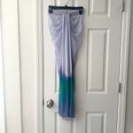 Baobob Nia Mesh Rapsody Light Purple Green Blue Tie Dye Cover Up Midi Skirt XS Photo 1