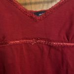 BP Red Lace Bow Cami Tank Top Photo 3