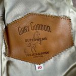 Gary Gordon Julius & Sons Women's Leather Jacket Blazer Brown‎ Size 10 Western Brown Photo 1