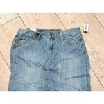 Old Navy  Womens Denim Jean Slim Maxi Skirt Blue Size 0 XS Front Slit NWT NEW Photo 4