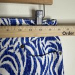 Vineyard Vines Jeans Womens 2 Blue White Zebra Print Skinny Stretch 5 Pocket Photo 4