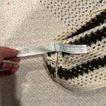 Massimo Dutti MAXIMUM DUTTI WOMENS BLOUSE MEDIUM Striped Crochet Tank Top Photo 7