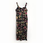 Old Navy Old Navy Jumpsuit Womens Sleeveless Blue Floral Size Large Linen Blend Photo 1