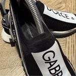 Dolce & Gabbana  Black and White Slip-On Shoes size 38.5 Photo 7