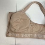 Shefit 4Luxe Flex Sports Bra Medium Impact Black Zip Wireless Lift Front Close Tan Size 4X Photo 13