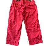 Nike  Casual Cropped Pants Women's 12-14 Pink Pull On Mid Rise Athleisure Photo 2