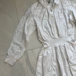 Calvin Klein NWT  White Long Sleeve Button-Down Shirt Dress Photo 1