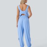 Halara  Sky Blue Sleeveless Jumpsuit Photo 2