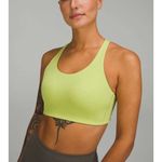Lululemon  Energy Bra High Support Size 34C Wasabi Green Workout Gym Athletic Photo 1