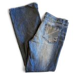 Arizona Jeans Co Jeans Women's Vintage Medium Wash Flare Denim Stretch Sz 11 Y2K Photo 0