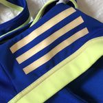 Adidas  Royal blue‎ lime sports bra Photo 3