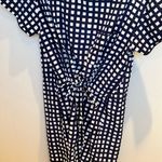 Gap  Navy‎ and White Checkered Mini Dress Photo 1