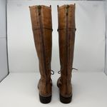 Sam Edelman  Perron Cap Toe Leather Riding Boots Women's 6.5M Brown Brogue Zip Photo 10