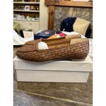FS Lele Woven Loafers Cognac Brown‎ Brazilian Leather Flat Slip Photo 2