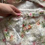 INDIKAH Chic White and Pink Corset Mini Ruffle Dress Medium NWT Photo 8